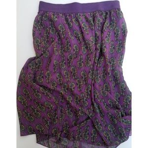 ❌️SOLD ❌️ Feather Lola LuLaRoe Skirt